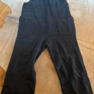 Navy Free People knitted Romper